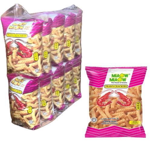 Miaow Miaow Prawn Crackers 10 G*25 PC
