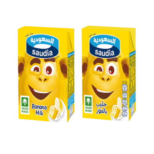 السعودية حليب بالموز 125 مل