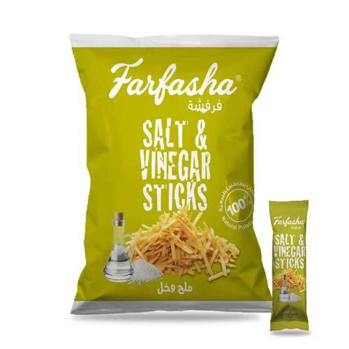 Forfesha Potato Sticks Salt and Vinegar 24 * 15 G