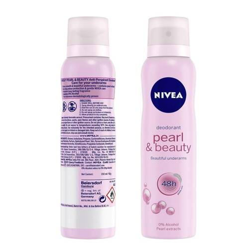 Nivea Pearl & Beauty Deodorant For Unisex 150 ML