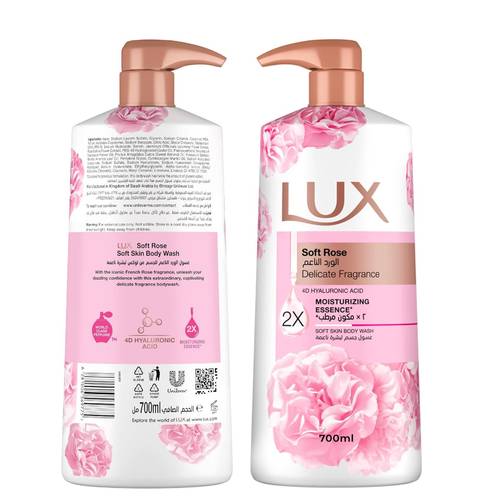 Lux Body Wash Soft Rose 700 ML