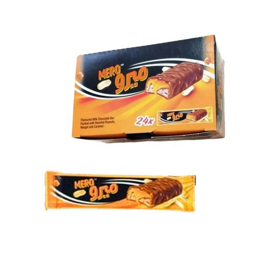 ميرو شوكولاتة بالحليب والفول السوداني والكراميل 24 * 16 جرام