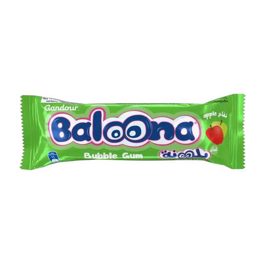 Baloona Apple-Flavored Chewing Gum 14.4 G