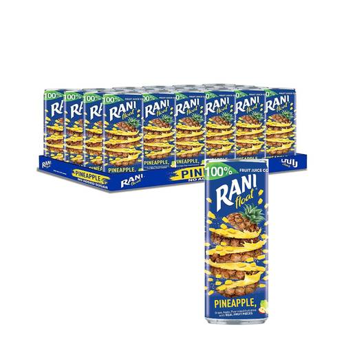 Rani Pineapple Juice With Fruit Pieces 24 PC * 180 ML