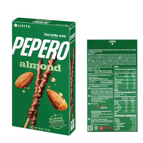 Lotti Pepero Almond Biscuits 32 G