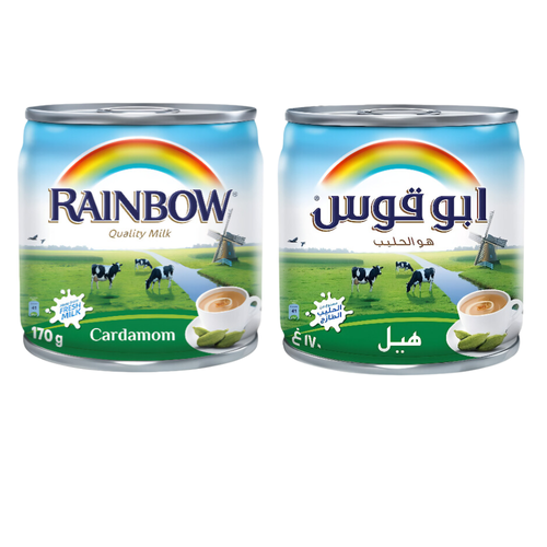 ابو قوس حليب بالهيل 170 مل