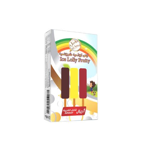AL amal Ice Lolly Fruits 3 PC