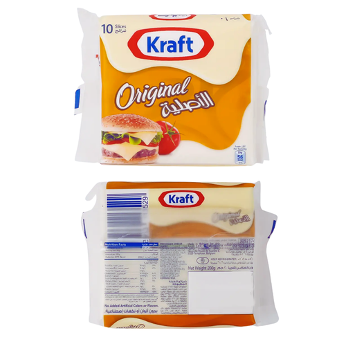 كرافت شرائح جبنة الأصلية 200 جرام