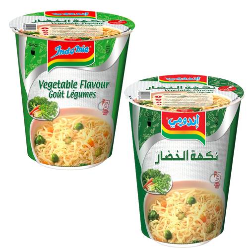اندومي بنكهة الخضار كأس 60 جرام