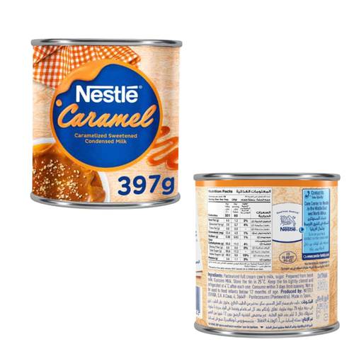 Nestle Caramel Sweetened Condensed Milk 397 G