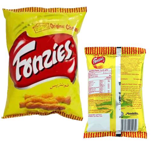 Fonzies Cheese Flavored Corn Snack 60 G