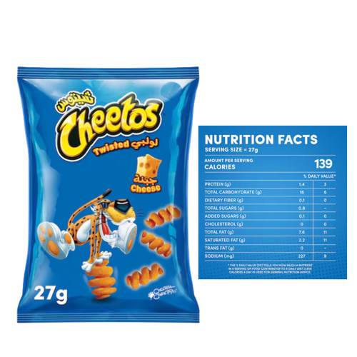 Cheetos Spiral Cheese Flavor 27 G