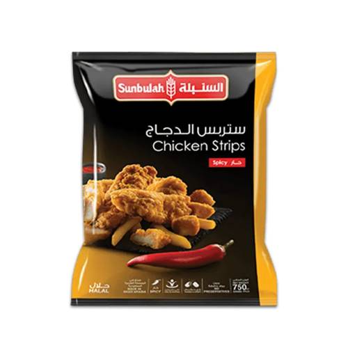 ALSunbulah Spicy Chicken strips 750 G