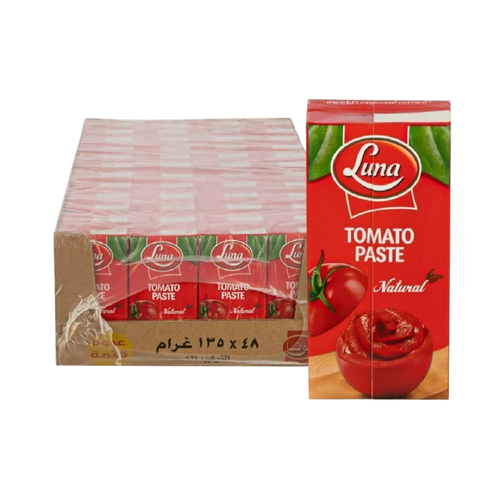 Luna Tomato Paste, Pack Of 135G 48 PC