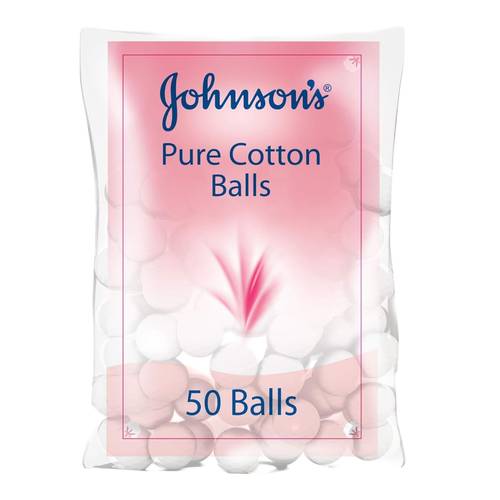Johnsons Pure Cotton Balls 50 Balls