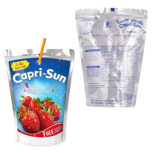 Capri Sun Strawberry Juice 200 ML