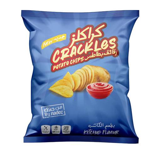 Nadec Crackers Ketchup Potato Chips 155 G