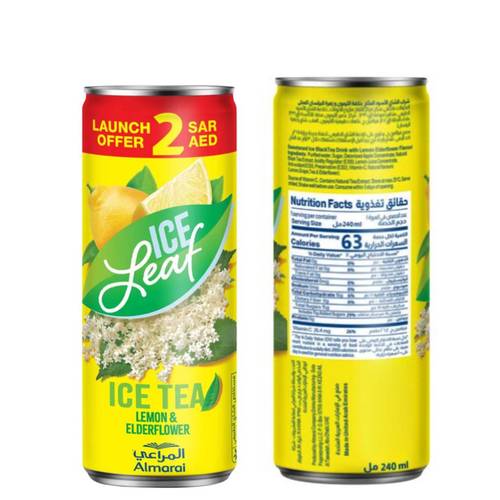 Almarai Ice Leaf Ice Tea Lemon & Elderflower 240 ML