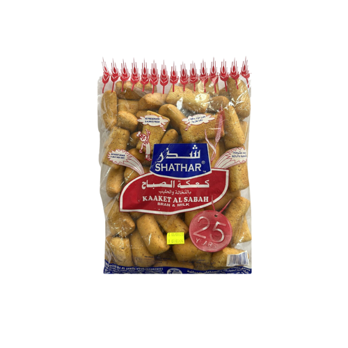 شذر كعكه الصباح بالنخاله والحليب 600 جرام    