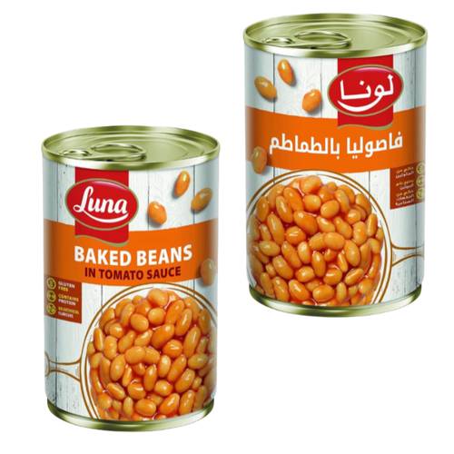 لونا فاصوليا بالطماطم 380 جرام