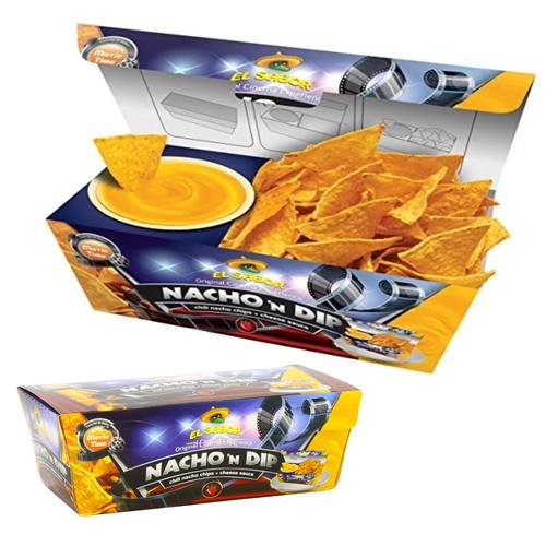 El Sabor Nacho Chips with Movie Time Sauce 175 G