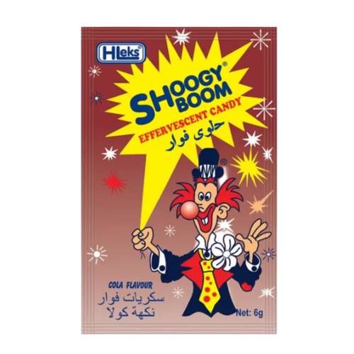 Shoogy Boom Cola Flavored Sparkling Candy 6 G
