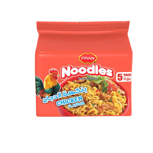 Pran Instant Noodles With Chicken Flavor, 70 G 5 PC