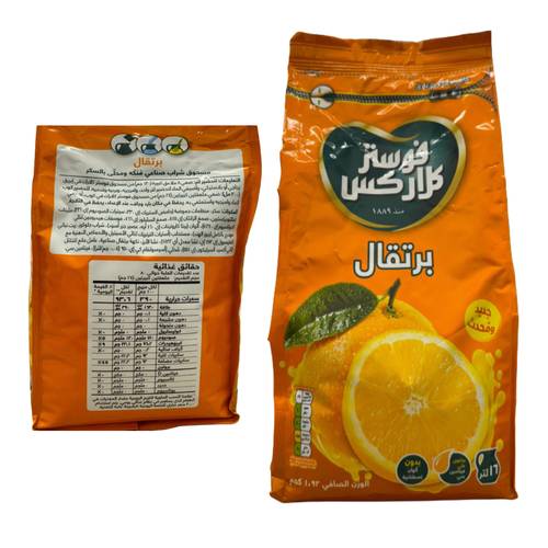 فوستر كلاركس مشروب برتقال بودر كيس - 1.92 كجم