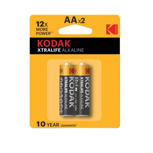 Kodak Mix Super Alkaline AA Batteries, 2 Count