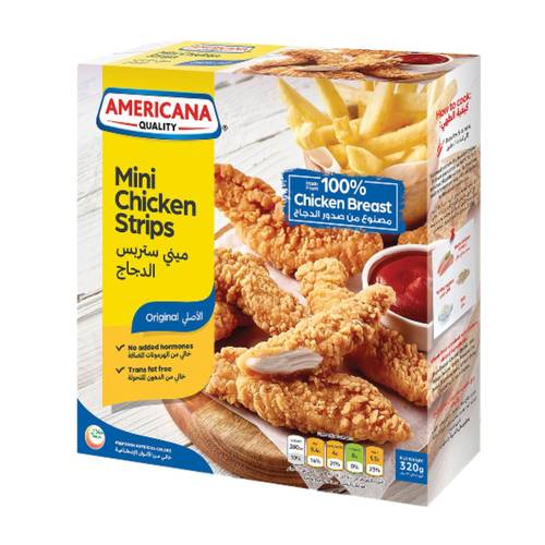 Americana mini chicken strips 320 g
