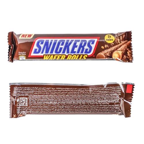 Snickers 2x Wafer Rolls 24 G