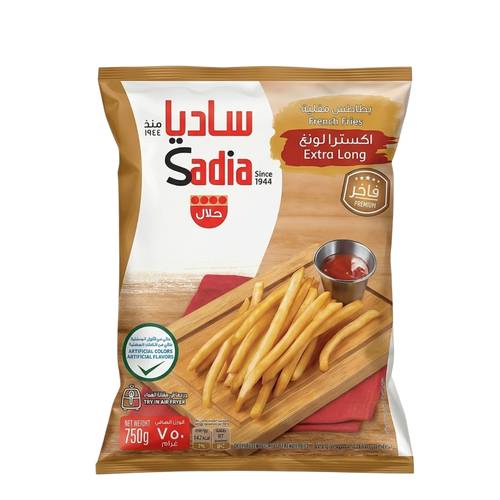 ساديا بطاطس مقلية اكسترا لونغ 750 جرام