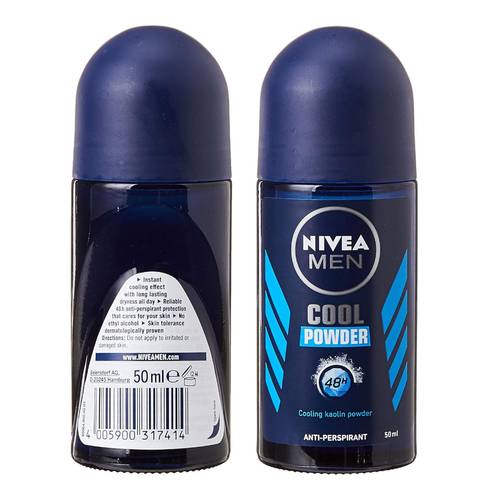 Nivea Deodorant For Men Cool Powder Roll 50 ML