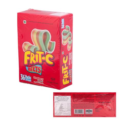 Frit-C Jellies Belt Strawberry 36*20 G 
