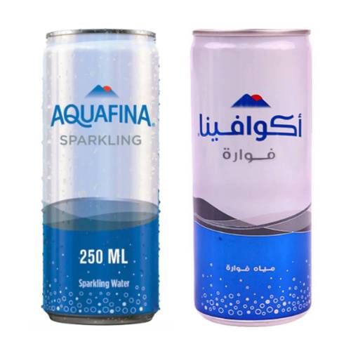 أكوافينا مياه غازية 250 مل