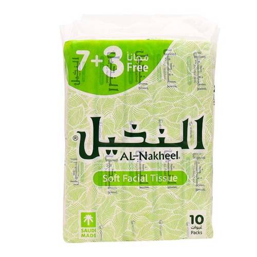 النخيل مناديل وجه 10 * 130 منديل