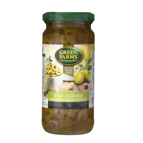 Green Farms Sliced ​​Green Olives 235 G