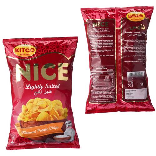 Kitco Nice Reduced Salt Potato Chips 12 G