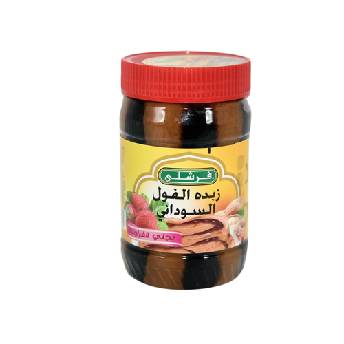 فرشلي زبده الفول السوداني بجلي الفراولة 510 جرام       