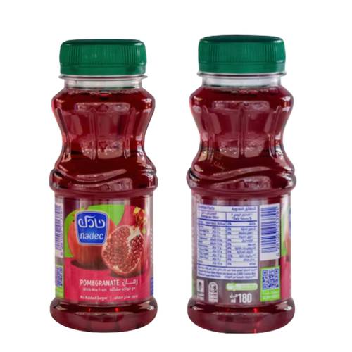 Nadec Pomegranate Juice With Mixed Fruits Without Sugar 180 ML