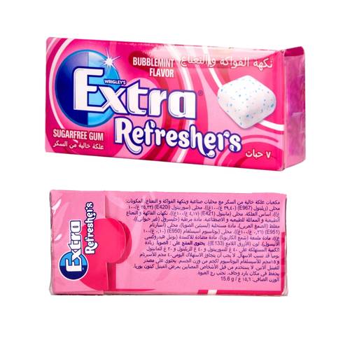 Extra Refresh Fruit & Mint Sugar Free 15.6 G