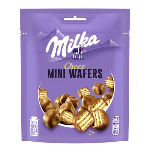 Milka Mini Chocolate Chip Wafers 110 G