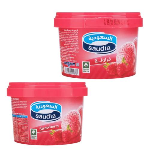 Saudia Strawberry Ice Cream 500 ML