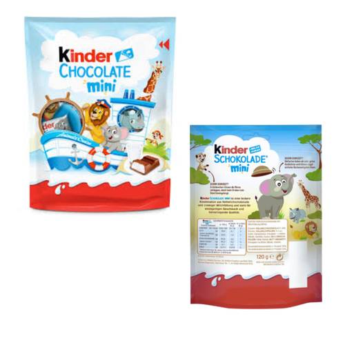 Kinder Chocolate Mini 120 G * 20 PC