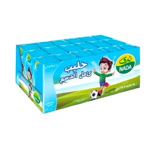 Nada Basma Full Cream Milk 185 ML 18 PC