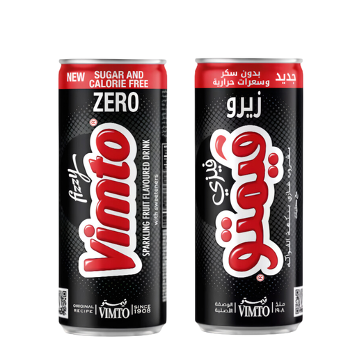Vimto Zero Soft Drink With Fruit Flavor 250 ML