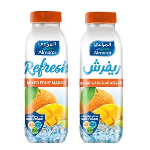 Almarai Refresh Mixed Fruit & Mango 400 ML