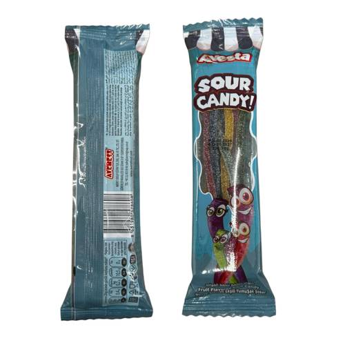 Avista Jelly Sor Candy Fruits 12 G