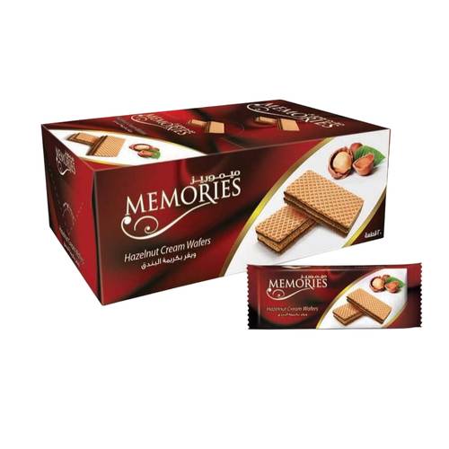 Memories Hazelnut Cream Wafers 24 * 25 G