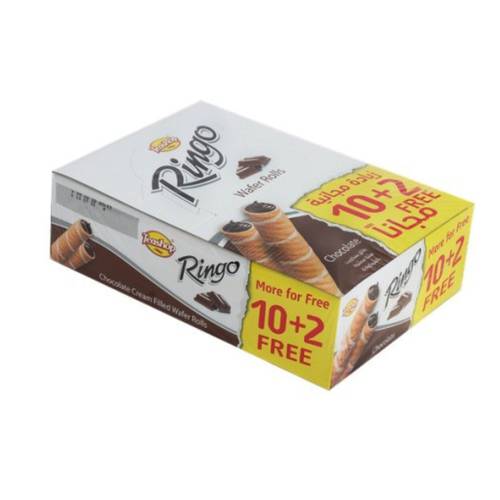 Ringo Wafer Fingers With Chocolate 12*16 G